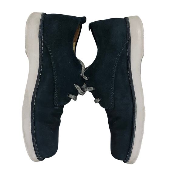 Samuel Hubbard Navy Nubuck‎ Leather Shoe Sneaker Mens US 8.5 EU 42-Hubbard Free - Picture 6 of 10
